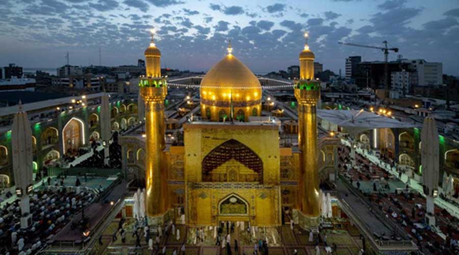 چرا گنبد امیرالمومنین پرچم ندارد؟