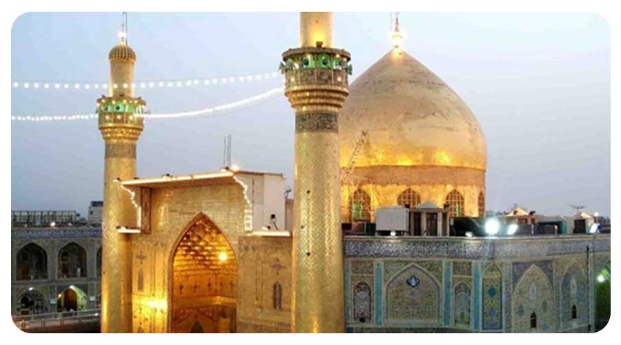 دلیل وجود پرچم روی گنبد امامان